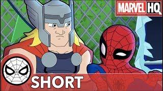 Spidey & Thor Break The Ice! | Marvel Super Hero Adventures - Uh Oh, It's Magic! | SHORT