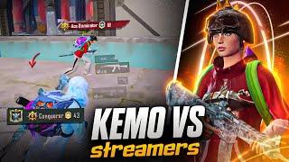 KEMO vs India's Top.2 Conqueror Ranking [80K+ Streamer] | BGMI 