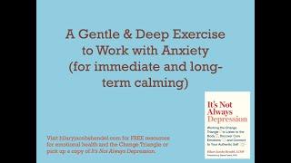 A Gentle Exercise for Anxiety Relief