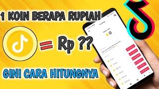 berapa nilai 1 koin tik tok kalau di duitkan