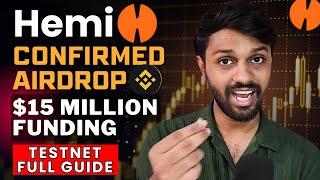 Hemi Network Testnet - Confirmed Free Airdrop  | Step-to-Step Guide In Hindi