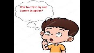 Selenium Framework - Part 35 - Creating your own Exception