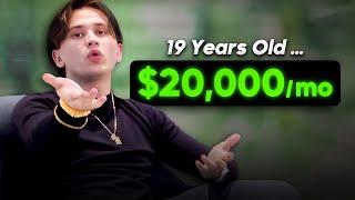 How This Teenager Makes $650+/Day With 0 Employees (Remote Closing)