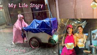 Selling roti in the rainy season amidst heavy rain - Thai Street Food