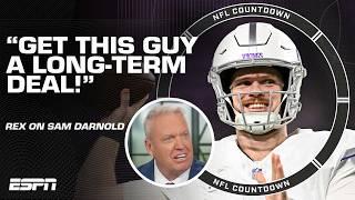 Rex Ryan calls for Vikings to LOCK UP Sam Darnold ️ Get this guy signed long-term! | NFL Countdown