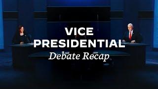 Kamala Harris vs Mike Pence Debate | Vice Presidential Debate