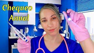 Clínica ASMR |  Revision Anual | Chequeo médico Roleplay | Español