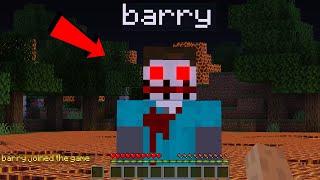  Страшный игрок Barry напугал меня на Самом Жутком сервере в Майнкрафт!