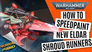 How to Speed Paint the new Eldar Shroud Runners for Warhammer 40k! (No Airbrush!)