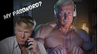 Throw me some numbers. AI Voices Biden and Trump meme