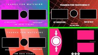 Top 10 Best Outro Template 2021 Free Download + No Copyright