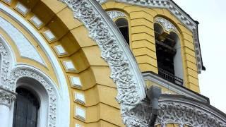 Bell play of St Volodymyr's Cathedral in Kiev