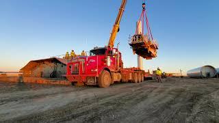 David Brand Creations - Moving the Liebherr LR-11000 - North Dakota - 4k UHD