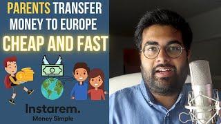 How can Indian parents transfer money to children from India to Europe