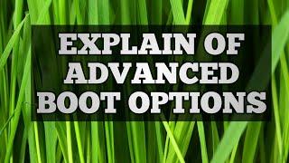 Advanced Boot Options Window 7 | Advanced Boot Options Windows Setup Advanced Boot Options in Hindi