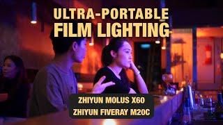 I tested these POWERFUL Pocket RGB Filmmaking Lights [Zhiyun Molus x60, Fiveray M20C Tutorial]