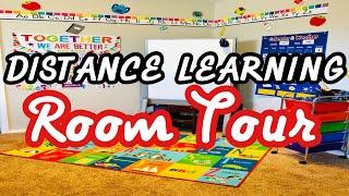 VIRTUAL HOMESCHOOL CLASSROOM | HOMESCHOOL ROOM TOUR 2020| REMOTE LEARNING SCHOOL SUPPLIES