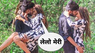 जंगल में मिली प्यारी Callgirl || Real Kissing Prank || Ashish Panday