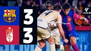 FC BARCELONA 3 vs 3 GRANADA | LALIGA 2023/24 MD24