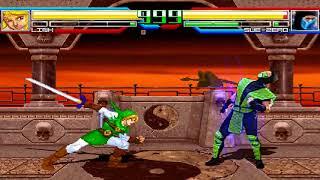 NICK54222 MUGEN: Link (me) VS Sub-Zero (Kazmer13)