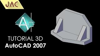 Tutorial 3D AutoCAD 2007 Basic | Ex : #0 [JAC Art Code]