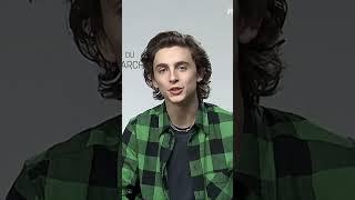 Timothee Chalamet pronouncing his name correctly #shorts #celebrities