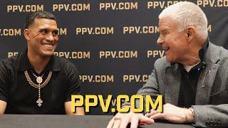 David Benavidez talks with PPV.COM's Jim Lampley ahead of #BenavidezGvozdyk