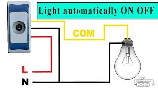 Light automatic on off day night sensor wiring practical video