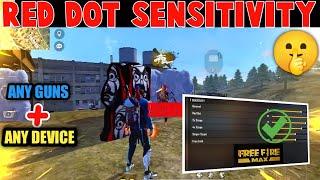 Free Fire Max Red Dot Sensitivity || Free Fire Red Dot Setting || Red Dot Sensitivity Free Fire 