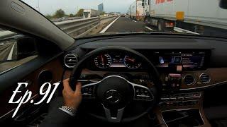 GoPro | Cloudy afternoon | Mercedes-Benz E220d W213 | POV Driving - Ep.91