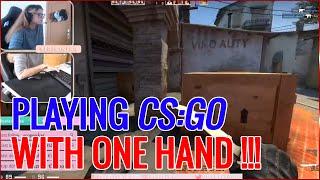 This Female Twitch Streamer Plays CSGO with One Hand