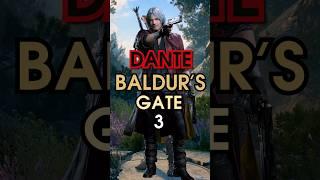 how to build Dante (DMC) in Baldurs Gate 3 in 1min - Fighter/Bard build #shorts #baldursgate3