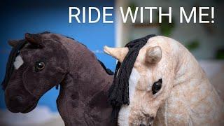 Mini LeMieux Ponies - Groom, Tack-up and Ride With Me!