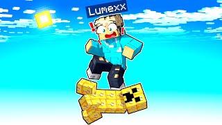 Ich ÜBERLEBE auf einem LUCKY BLOCK CREEPER (extrem) - Minecraft mit LumeXx