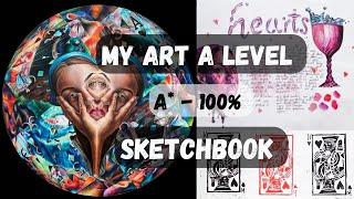 A* A Level Art Sketchbook Tour!