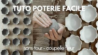 15 MINUTES POUR MAÎTRISER LA TERRE  tuto débutant, poterie sans tour, projet simple en céramique