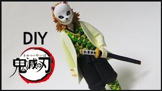 Making Sabito Demon slayer(Kimetsu no yaiba)/clay tutorial/DIY