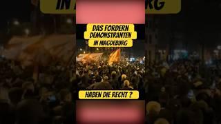 Demonstranten in Magdeburg #magdeburg #deutschland #demonstration #abschiebung