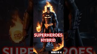 SUPERHEROES FUSION WITH AI  INSANE CREATURES  #shorts