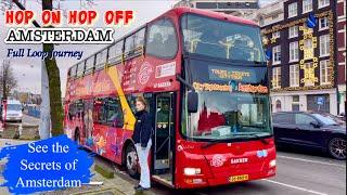 HOP ON HOP OFF Amsterdam | City Sightseeing Bus Tour | Full loop Journey