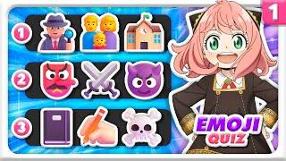 ANIME EMOJI QUIZ  (Easy - Hard) Guess the Anime by Emojis | Part 1 