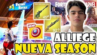 ALLIEGE REGRESA Y JUEGA LA NUEVA TEMPORADA FORTNITE X MARVEL