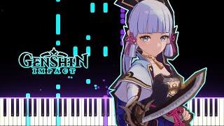 Genshin Impact OST - Fiery Pursuit (Inazuma Battle Theme) | [Piano Cover] (Synthesia)「ピアノ」