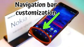 How to change navigation bar in all nokia android 9.0 pie