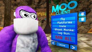 Reviewing MOO CLIENT Gorilla Tag Mod Menu!
