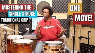 Mastering The Single Stroke with Traditional Grip
