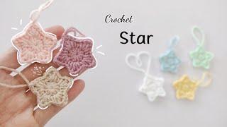 Crochet star  |easy and cute #crochet #star #diy #handmade #christmas #christmasdecor