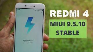 Redmi 4 Miui 9.5.10.0 Stable Update | What's New - Full features Overview