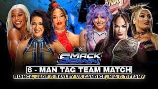 Bianca, Jade Cargill & Bayley vs Nia Jax, Candice Lerae & Tiffy Full Match WWE SmackDown Highlights