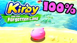 Abandoned Beach  Kirby and the Forgotten Land  100% Walkthrough All Missions 2-1